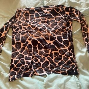 Women’s Annie Turnin Long Sleeve Shirt Size 4